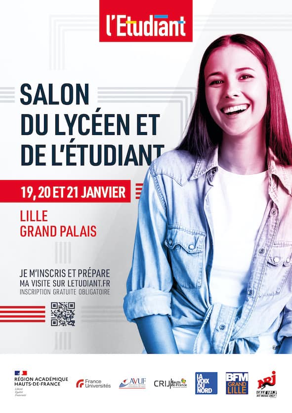 Salon de l'Etudiant, 19, 20, 21 janvier 2024 à Lille Grand Palais avec Alesia Formation